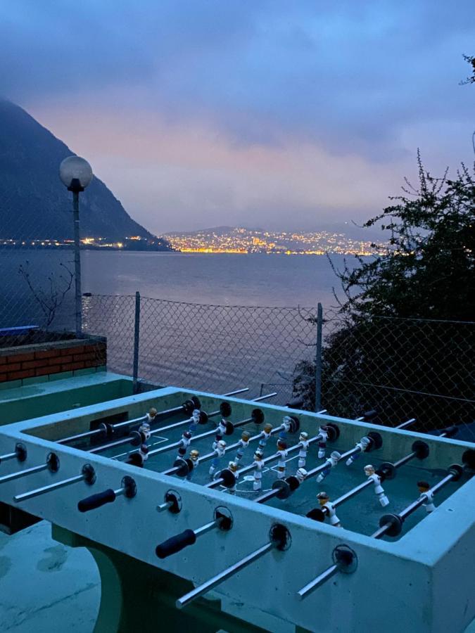 Holiday On The Lake Lugano Bissone Bagian luar foto