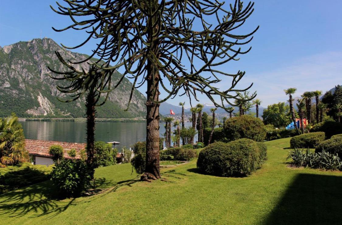 Holiday On The Lake Lugano Bissone Bagian luar foto